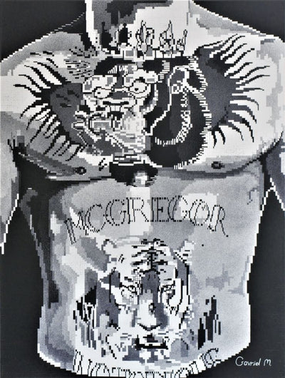 Conor Mcgregor Body's Painting by Gavriel M. 30" x 40"