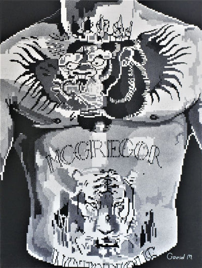 "Dirty" Conor McGregor's Detailed Body Limited Edition Prints By Gavriel M. 30" x 40" Paper and Canvas